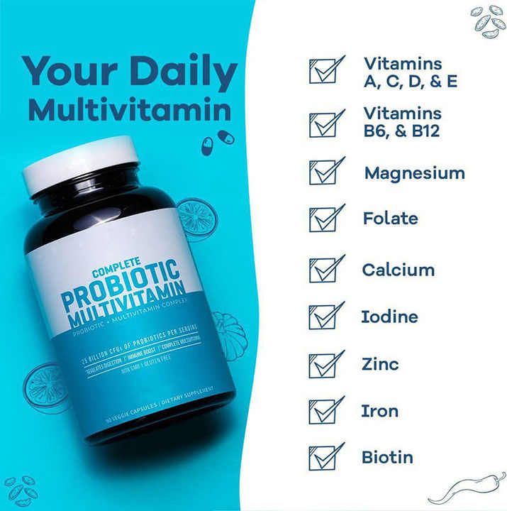Multivitamin with Probiotics (90 capsules)